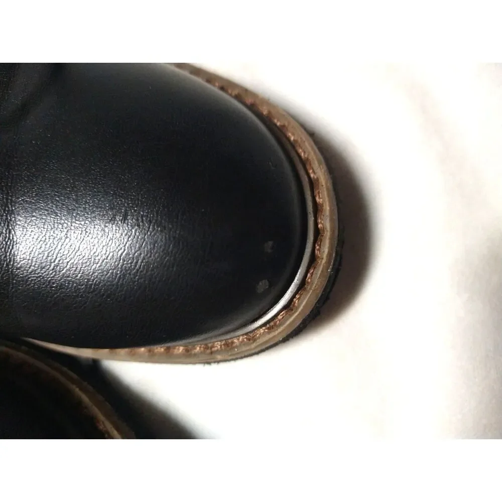 Deer Stags Toddler Little Boy Size 10M Black Lace Up Oxfords